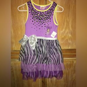 Girls' L.O.L. Surprise! Tutu Dress Purple NWT
